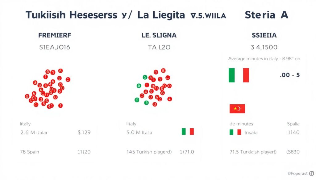 The Turkish Influence in Serie A, La Liga, and the Premier League: A Comparative Study - иллюстрация