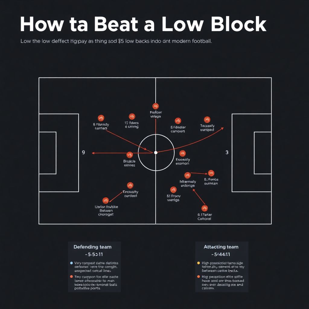 Tactical breakdown: how to beat a low block with lessons from europe’s top coaches