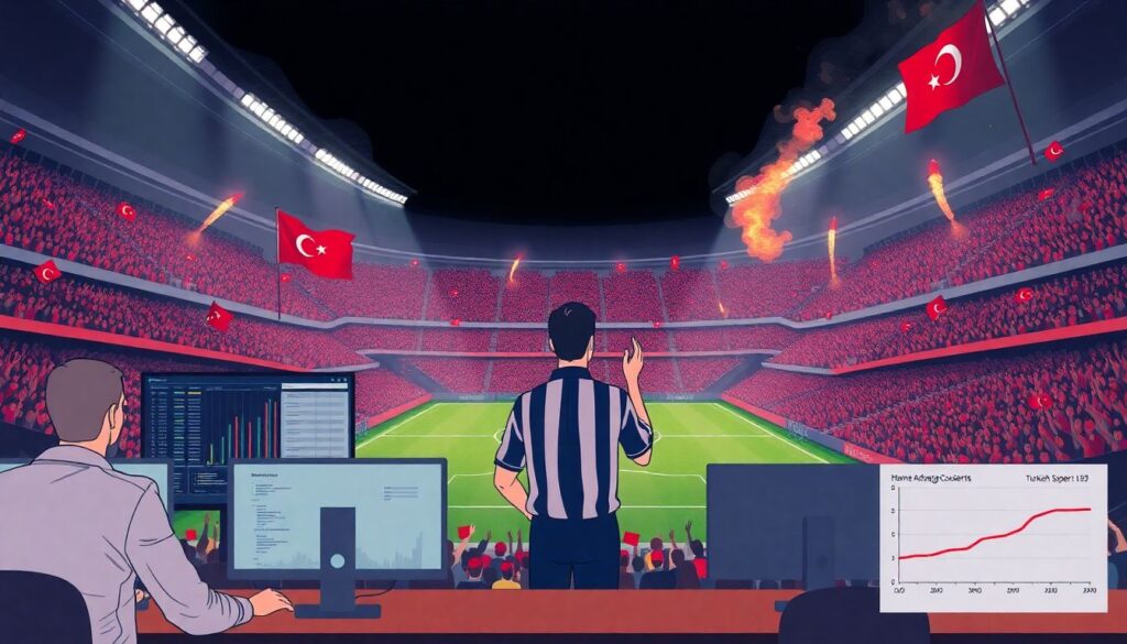 How Stadium Atmosphere in Turkey Affects Refereeing Decisions and Match Outcomes - иллюстрация