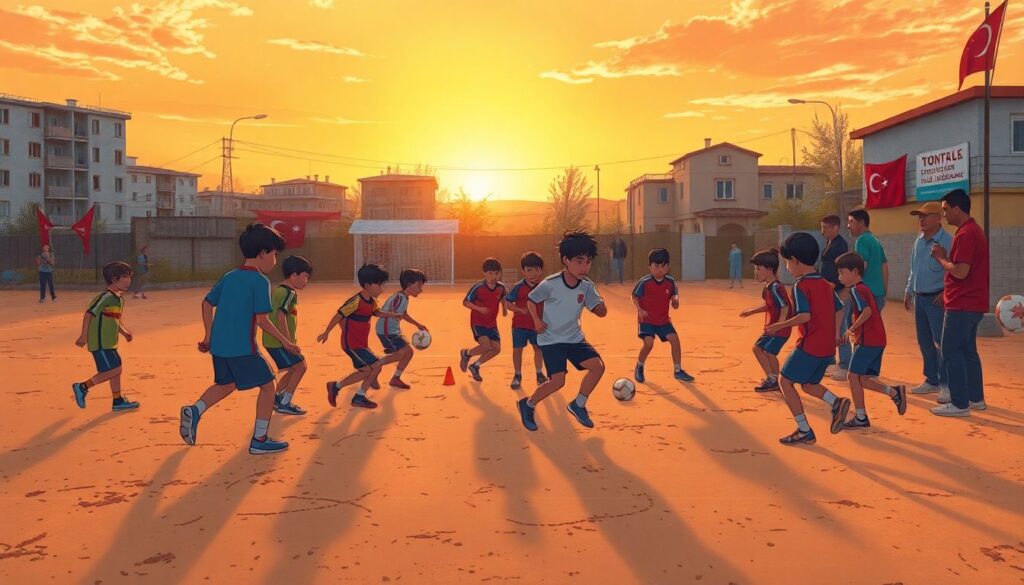 From Street Football to Stadium Lights: The Development Path of a Turkish Pro - иллюстрация