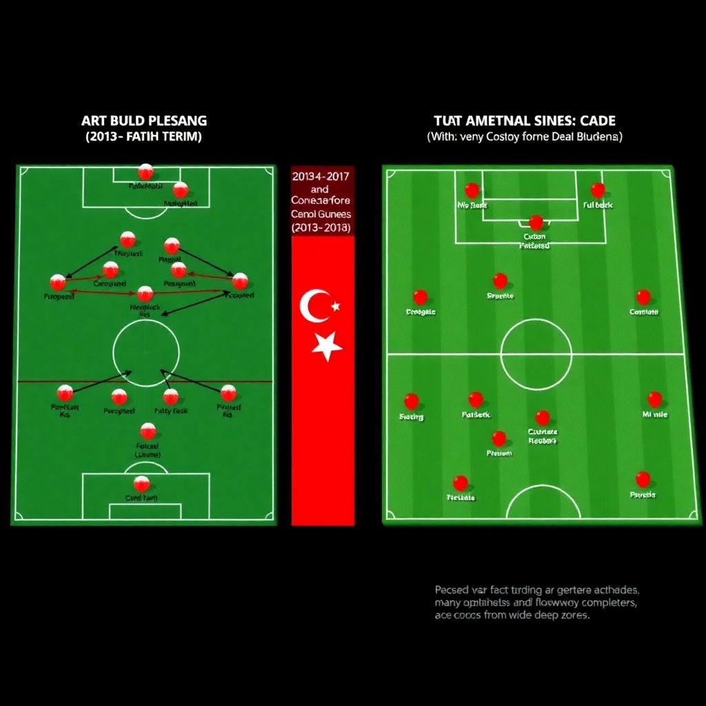Tactical evolution of the turkish national team over the last decade explained