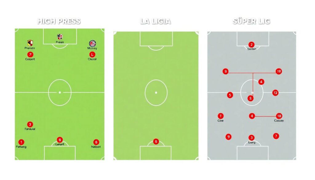 Comparing Tactical Trends: Süper Lig vs Premier League vs La Liga - иллюстрация