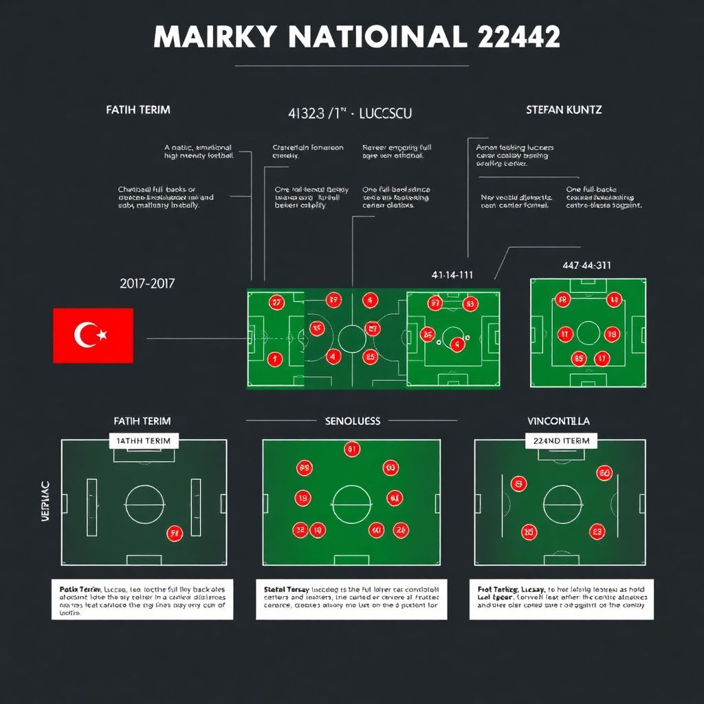 Tactical evolution of the turkish national team over the last decade