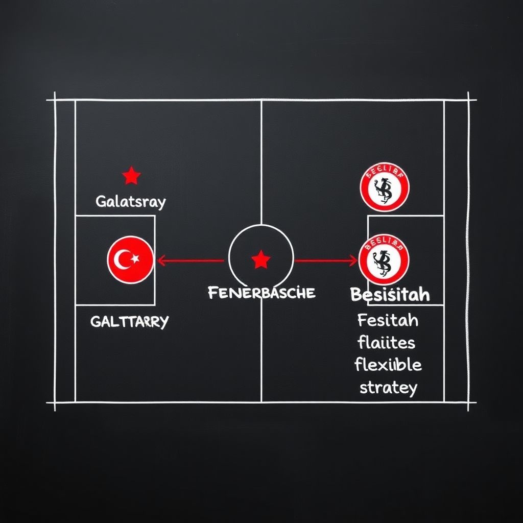 Tactical duel: comparing the playing styles of the big three in the süper lig